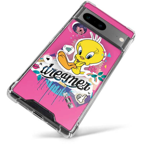 Looney Tunes Tweety Bird Dreamer Google Pixel 7a Clear Case